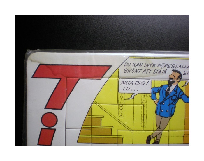 Rare ancien puzzle du chèque Tintin L'Ile noire années 70 - Rue du Labrador