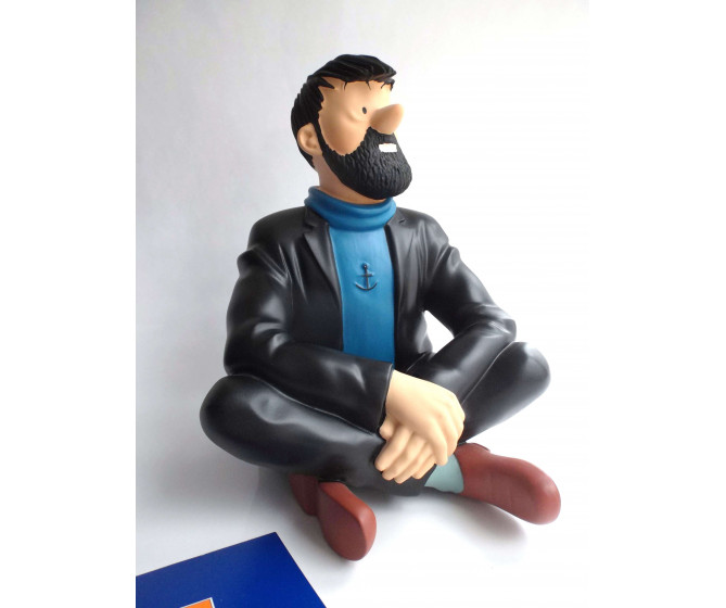 Statuette en résine Tintin Running Courant Ref 45101 B + C TBE - Rue du  Labrador